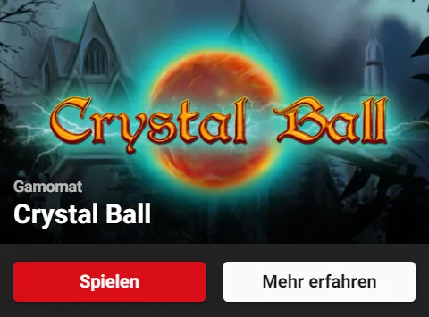 Crystal Ball Spielautomat für SlotMagie 50 freispiele