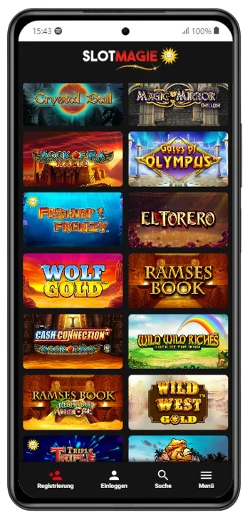 Slot Magie App auf Android